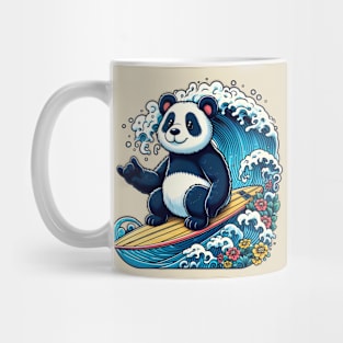 Surfing panda Mug